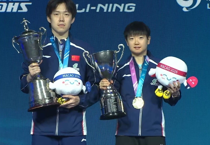 开云电子-澳门世界杯过后 国乒洛杉矶奥运会女队3人无悬念 男队选人遇挑战|王楚钦|男双|孙颖莎|蒯曼|陈幸同_新浪体育_新浪新闻